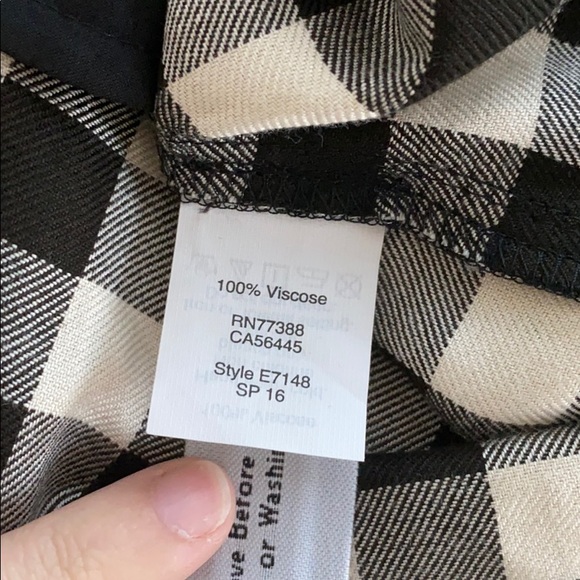 Madewell gingham button down pocket dress XS - Picture 9 of 9